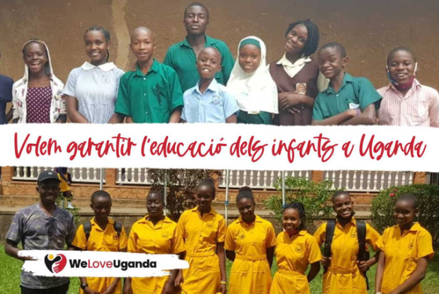 Ajuda’ns a garantir l’educació dels infants a Uganda