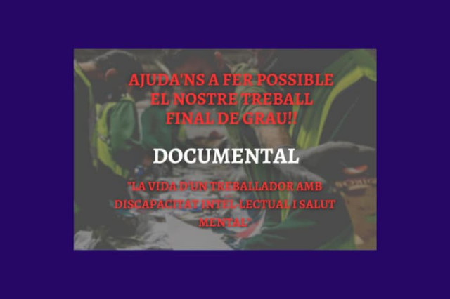 Col·labora amb millorar la vida d'un treballador amb discapacitat