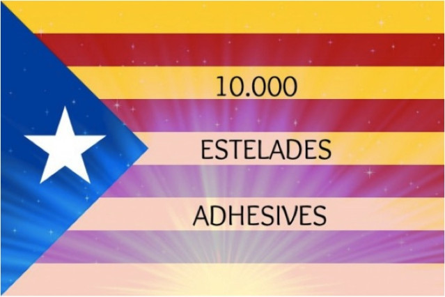 10.000 d'estelades adhesives